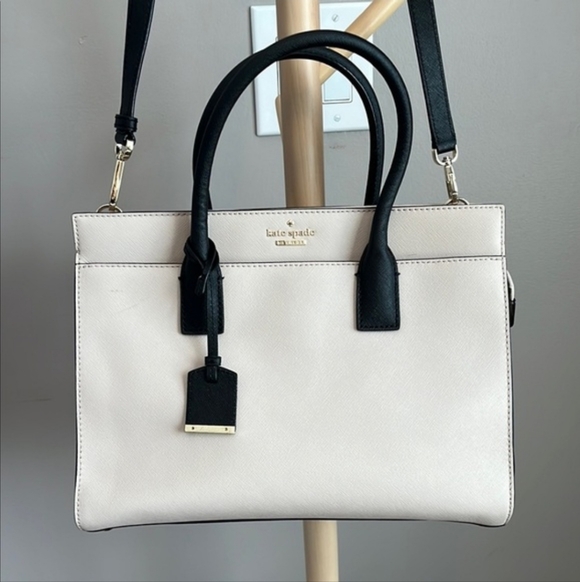 Kate Spade Black and White Satchel - Picture 2 of 16